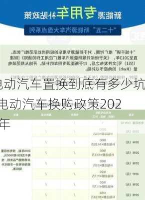 电动汽车置换到底有多少坑-电动汽车换购政策2020年