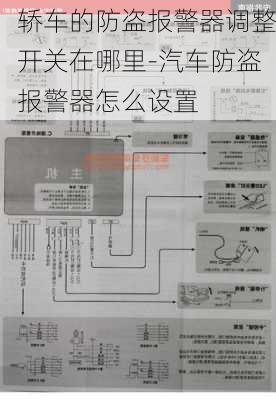 轿车的防盗报警器调整开关在哪里-汽车防盗报警器怎么设置