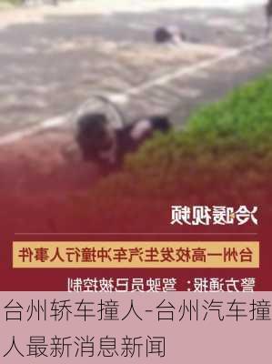 台州轿车撞人-台州汽车撞人最新消息新闻