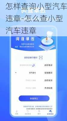 怎样查询小型汽车违章-怎么查小型汽车违章