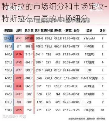 特斯拉的市场细分和市场定位-特斯拉在中国的市场细分