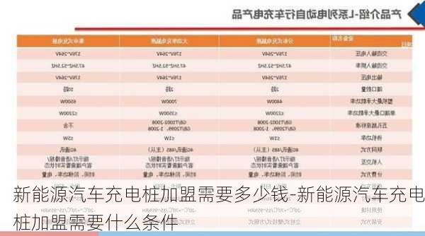 新能源汽车充电桩加盟需要多少钱-新能源汽车充电桩加盟需要什么条件