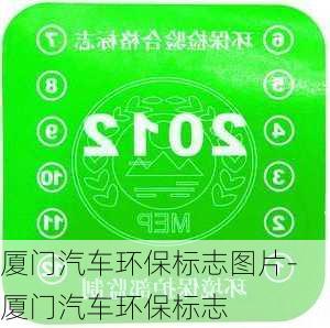 厦门汽车环保标志图片-厦门汽车环保标志