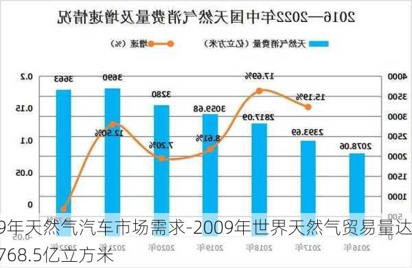 09年天然气汽车市场需求-2009年世界天然气贸易量达8768.5亿立方米