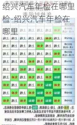 绍兴汽车年检在哪里检-绍兴汽车年检在哪里