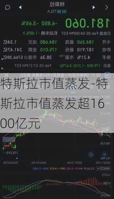 特斯拉市值蒸发-特斯拉市值蒸发超1600亿元