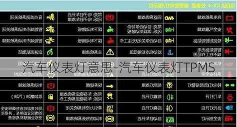 汽车仪表灯意思-汽车仪表灯TPMS