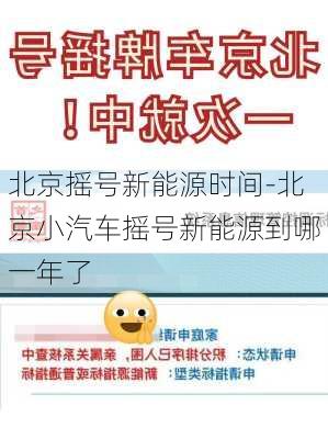 北京摇号新能源时间-北京小汽车摇号新能源到哪一年了