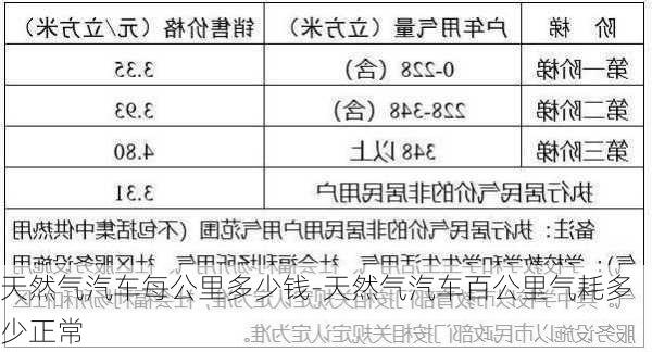 天然气汽车每公里多少钱-天然气汽车百公里气耗多少正常