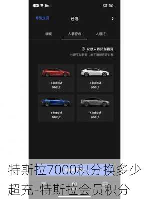 特斯拉7000积分换多少超充-特斯拉会员积分