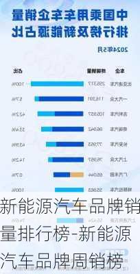 新能源汽车品牌销量排行榜-新能源汽车品牌周销榜