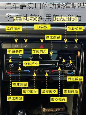 汽车最实用的功能有哪些-汽车比较实用的功能有