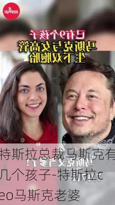 特斯拉总裁马斯克有几个孩子-特斯拉ceo马斯克老婆