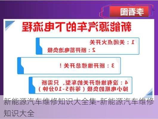 新能源汽车维修知识大全集-新能源汽车维修知识大全